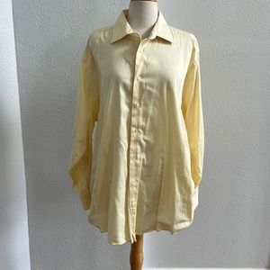 Calvin Klein Men's Cotton Dress Shirt Size 16 1/2 Neck